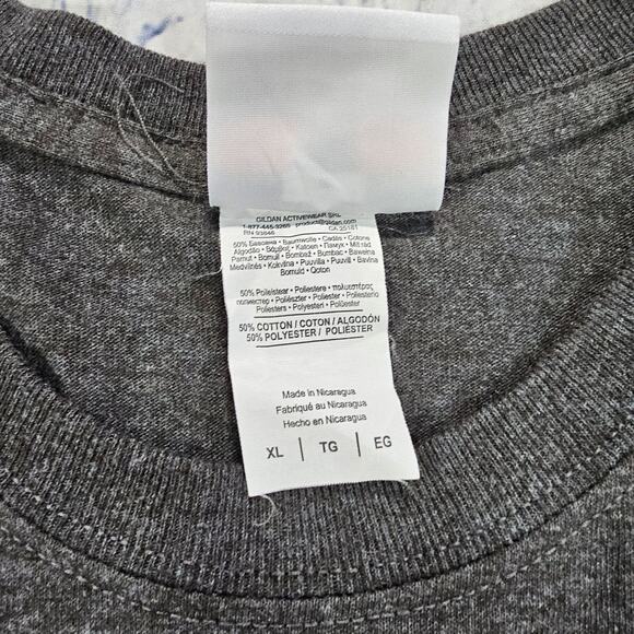 Philadelphia Eagles MENS SIZE XL NFL Team Apparel Short Sleeve Shirt Gray - Picture 6 of 9